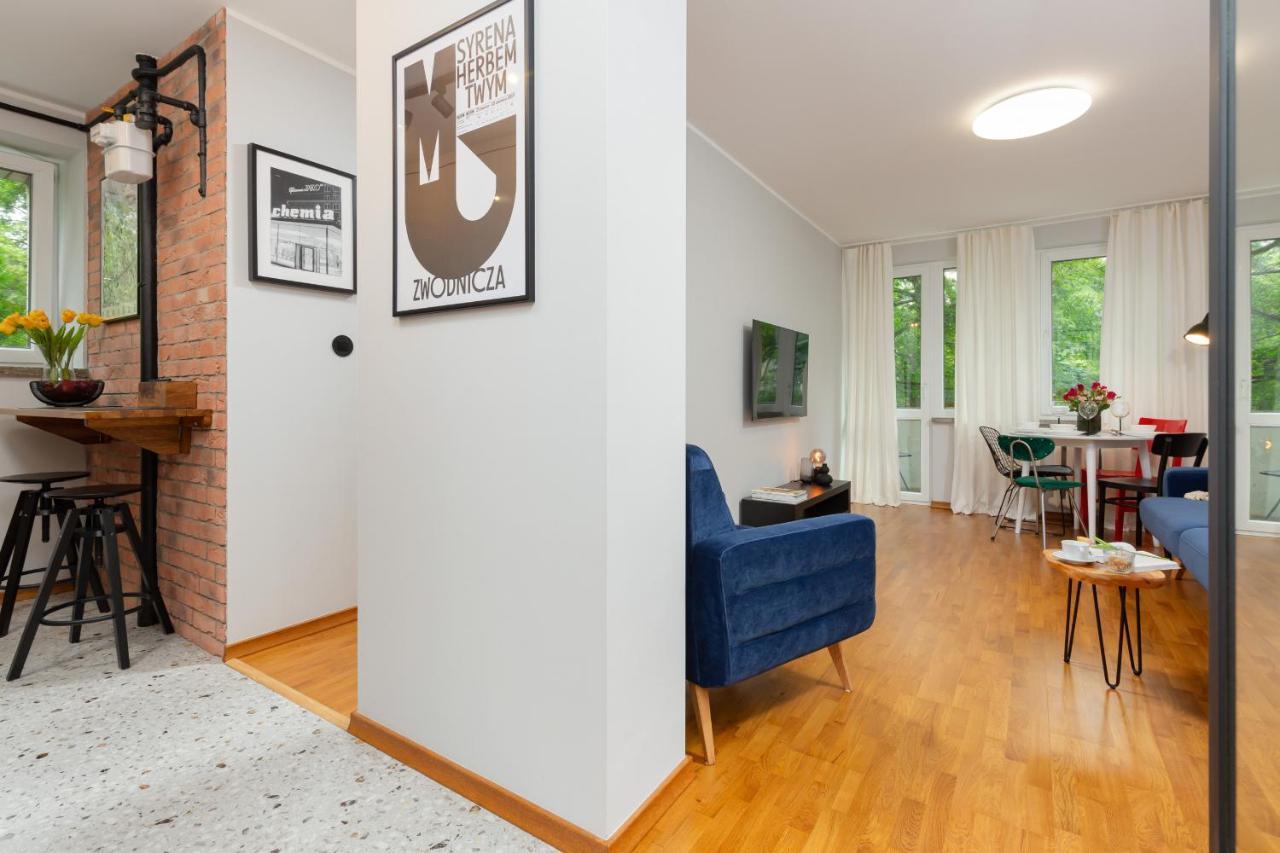 Central Apartment Solec Wilanowska By Noclegi Renters Warsaw Ngoại thất bức ảnh