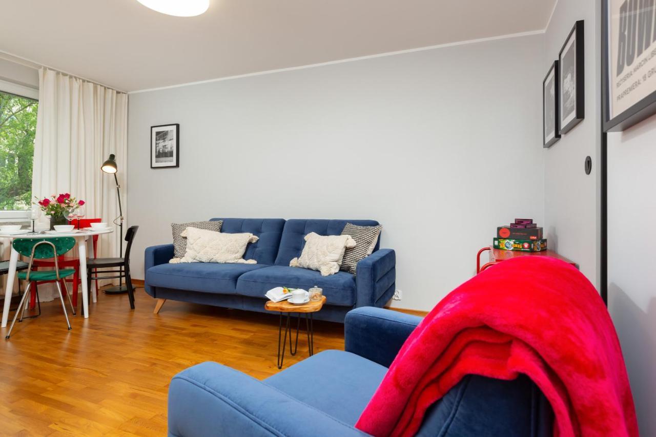 Central Apartment Solec Wilanowska By Noclegi Renters Warsaw Ngoại thất bức ảnh
