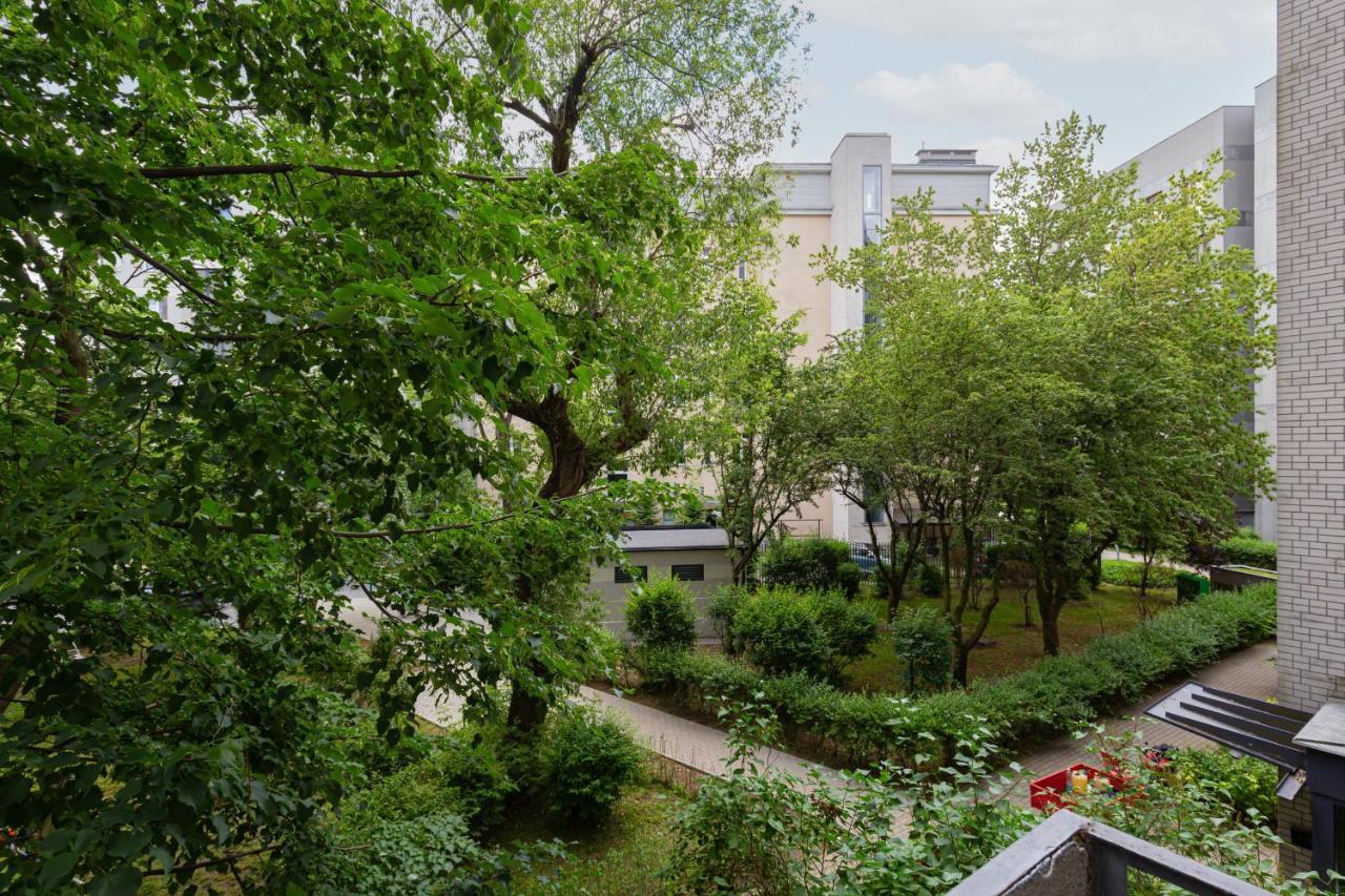 Central Apartment Solec Wilanowska By Noclegi Renters Warsaw Ngoại thất bức ảnh